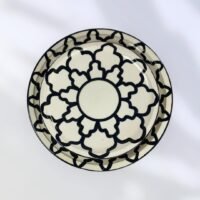 Moroccan Handcrafted Plates - Black and white - Where Elegance Meets Tradition - Image 5