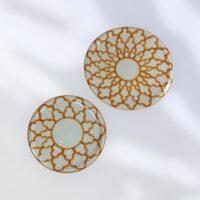 Moroccan Handcrafted Plates – The Warmth of Saffron and the Authenticity of Design - Image 9