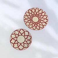 Moroccan Handcrafted Plates – The Elegance of Red and the Authenticity of Design - Image 9