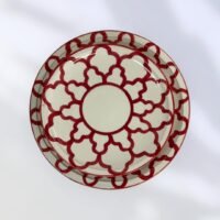 Moroccan Handcrafted Plates – The Elegance of Red and the Authenticity of Design - Image 6