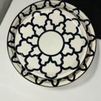 Moroccan Handcrafted Plates - Black and white - Where Elegance Meets Tradition - Image 7