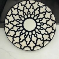 Moroccan Handcrafted Plates - Black and white - Where Elegance Meets Tradition - Image 8