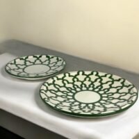 Moroccan Handcrafted Plates – The Radiance of Green and the Legacy of Craft - Image 2
