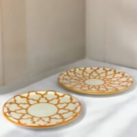 Moroccan Handcrafted Plates – The Warmth of Saffron and the Authenticity of Design - Image 2