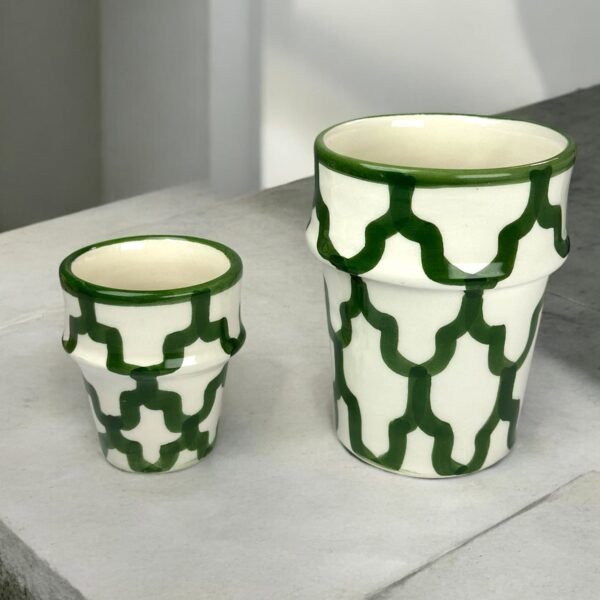 Moroccan Handcrafted Glass – The Harmony of Green and Natural Elegance