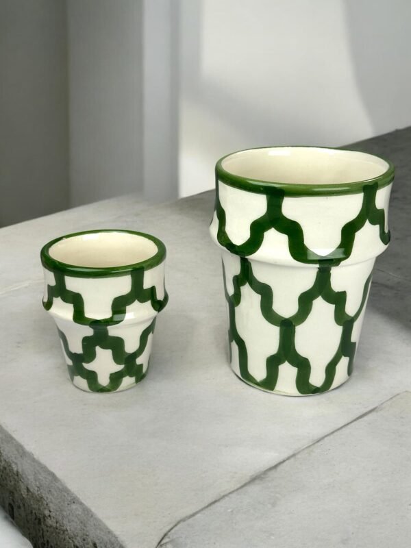 Moroccan Handcrafted Glass – The Harmony of Green and Natural Elegance